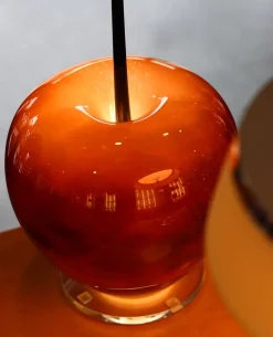 Hot Lampe cerise rouge cristal de Lorraine Luminaires|Lampes Cristal