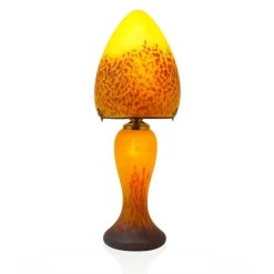 Outlet Lampe champignon pâte de verre 012 jaune Lampes Cristal|Luminaires