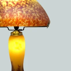 Sale Lampe champignon pâte de verre ivoire 7030 Luminaires|Lampes Cristal