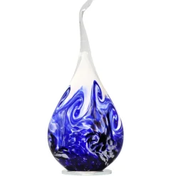 Discount Lampe flamme cristal bleu Cristal de Lorraine Lampes Cristal|Luminaires