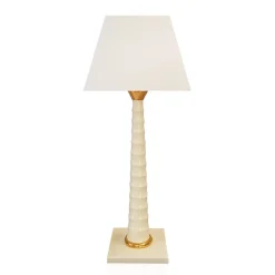 Clearance Lampe Haute Bamboo Faïence de Longwy – Ivoir et or Lampes|Lampes Cristal