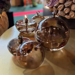 Best Lampe huile cloche champagne Coupes, Coupelles Et Photophores|Lampes Cristal