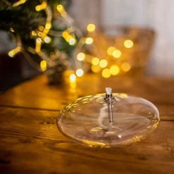 Hot Lampe huile galet verre mm Photophores, Bougeoirs Cristal|Lampes Cristal