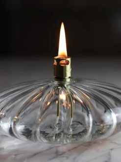 Online Lampe huile élégance galet verre Coupes, Coupelles Et Photophores|Lampes Cristal