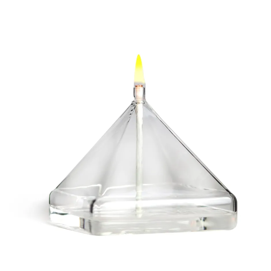 Discount Lampe huile pyramide verre Coupes, Coupelles Et Photophores|Lampes Cristal