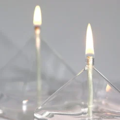 Discount Lampe huile pyramide verre Coupes, Coupelles Et Photophores|Lampes Cristal