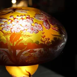 Lampe pâte de verre art nouveau – b Lampes Cristal|Luminaires