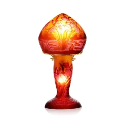 Discount Lampe pâte de verre art nouveau n°5 Tip Gallé Lampes Pâte De Verre|Lampes Cristal