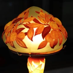 Lampe pâte de verre art nouveau – i Tip Gallé Lampes Pâte De Verre|Lampes Cristal