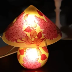 Hot Lampe pâte de verre conique tip gallé N°22 Luminaires|Lampes Pâte De Verre