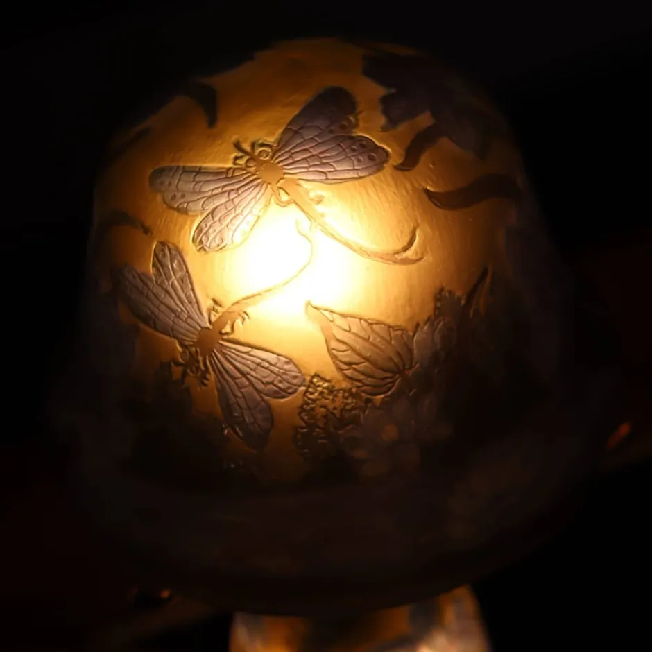 Discount Lampe pâte de verre Tip Gallé N°20 Luminaires|Lampes Pâte De Verre