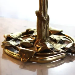 Hot Lampe pâte de verre tip gallé et bronze Luminaires|Lampes Pâte De Verre