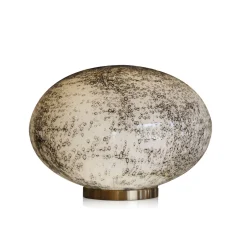 Outlet Lampe spendor en verre incolore et or Luminaires|Lampes Cristal