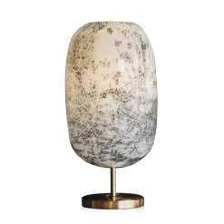 Online Lampe symphonie en verre incolore et or Luminaires|Lampes Cristal