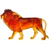Lion sand ambre daum Éditions D’Art Cristal|Editions D’Art