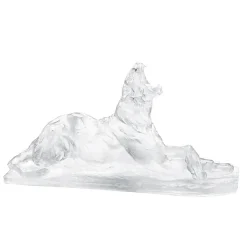 Hot Lionne Couchée Baillant Rembrandt Bugatti By Lalique 2014 cire perdue Sculptures Cristal|Sculptures Et Figurines