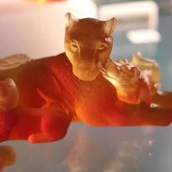 Clearance Lionne et lionceaux daum Bestiaire|Animaux Cristal