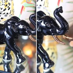 Best Éléphant chargeant uni Émaux de Longwy Faïence De Longwy|Animaux