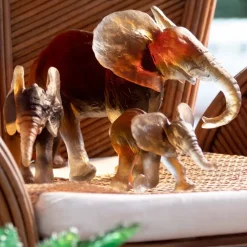 Sale Éléphant Savana MM de Isabelle Carabantes Daum Bestiaire|Animaux Cristal