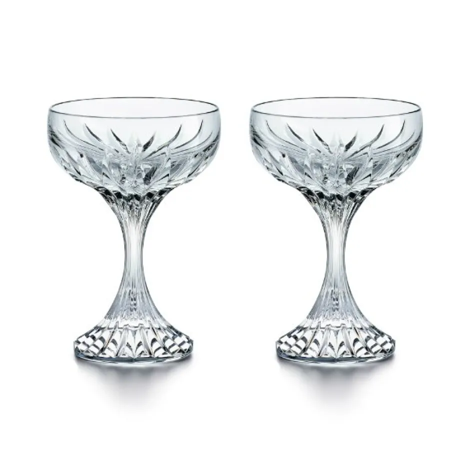Hot Masséna coupe champagne x2 baccarat Art De La Table|Coffrets Verres Cristal
