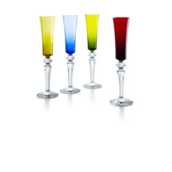 Hot Mille nuits couleurs set x4 Verre En Cristal Taillé|Coffrets Verres Cristal