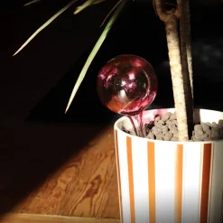 Outlet Mini Globe d’arrosage rouge en cristal de Lorraine Décoration|Fleurs Cristal