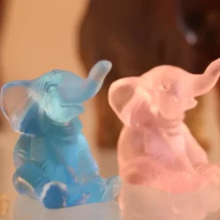Sale Mini éléphant Daum Bestiaire|Figurines Miniature Cristal