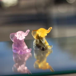Clearance Mini éléphant Daum Bestiaire|Figurines Miniature Cristal