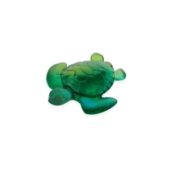 Clearance Mini tortue de mer verte Daum Figurines Miniature Cristal|Animaux Cristal
