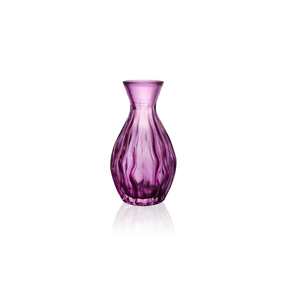 Outlet Mini vase en verre parme N°8 Vases Cristal Couleur|Vases