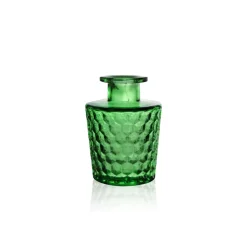 Outlet Mini vase en verre vert N°5 Vases Cristal Couleur|Vases