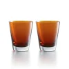 Sale Mosaïque – gobelet orange x2 baccarat Art De La Table|Coffrets Verres Cristal