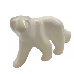 New Ours Gm uni faïence de Longwy Faïence De Longwy|Animaux Cristal