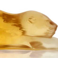 Discount Panthère zeila ambre lalique Sculptures Et Figurines|Bestiaire