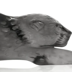 Hot Panthère zeila grise lalique Sculptures Et Figurines|Bestiaire
