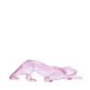 Discount Panthère zeila rose gm Lalique Bestiaire|Animaux Cristal