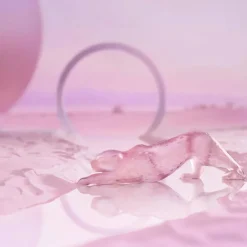 Discount Panthère zeila rose gm Lalique Bestiaire|Animaux Cristal