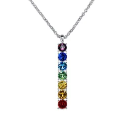 Sale Pendentif 7 chakras swarovski® Pendentifs Cristal|Pendentifs
