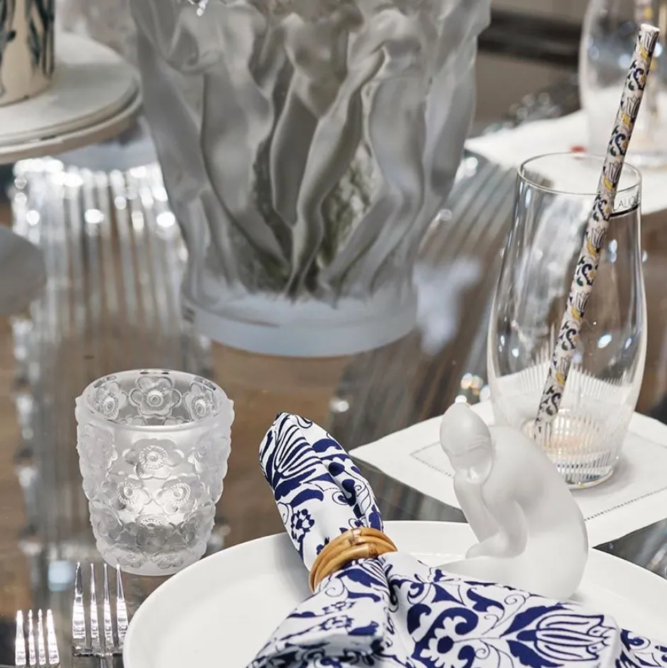 Photophore anémones lalique Coupes, Coupelles Et Photophores|Fleurs Cristal