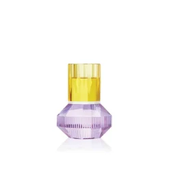 Discount Photophore Chicago jaune clair violet Reflections Copenhagen Bougeoir|Coupes, Coupelles Et Photophores