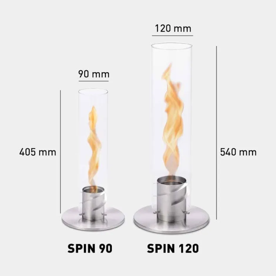 Sale Photophore feu de table spin 1200 intérieur et extérieur Coupes, Coupelles Et Photophores|Lampes Cristal