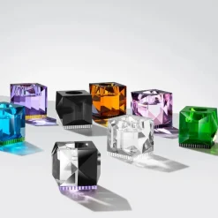 Sale Photophore Ophelia violet jaune Reflections Copenhagen Bougeoir|Coupes, Coupelles Et Photophores