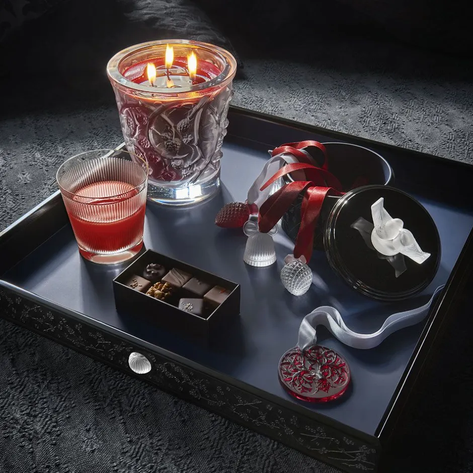 Best Épines, bougie parfumée cristal lalique Coupes, Coupelles Et Photophores|Bougies Lalique
