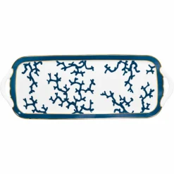 Plat à cake porcelaine 40 cm cristobal Raynaud Art De La Table|Assiette Céramique