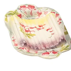 Outlet Plat asperges barbotine Lunéville|Assiette Céramique