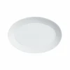 Hot Plat ovale porcelaine 30 cm Minéral Raynaud Art De La Table|Assiette Céramique