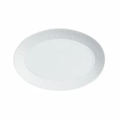 Hot Plat ovale porcelaine 30 cm Minéral Raynaud Art De La Table|Assiette Céramique