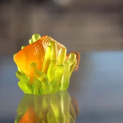 Online Poisson ambre § anemone pm daum Figurines Miniature Cristal|Bestiaire