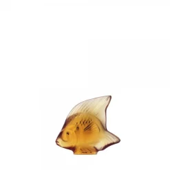 Hot Poisson ambre lalique Sculptures Et Figurines|Bestiaire