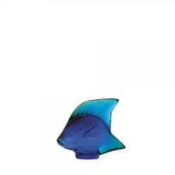 Outlet Poisson bleu cap-ferrat lustré lalique Bestiaire|Animaux Cristal
